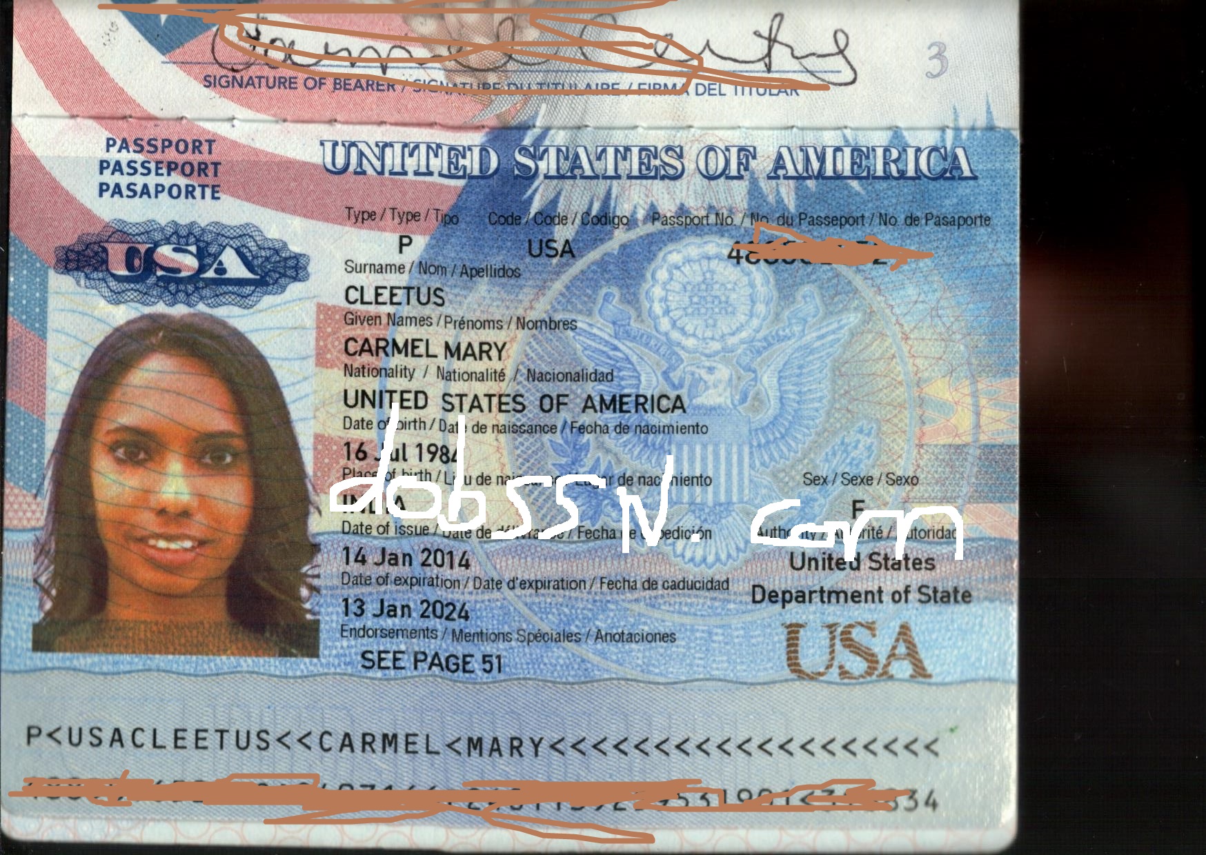 Passport US Random