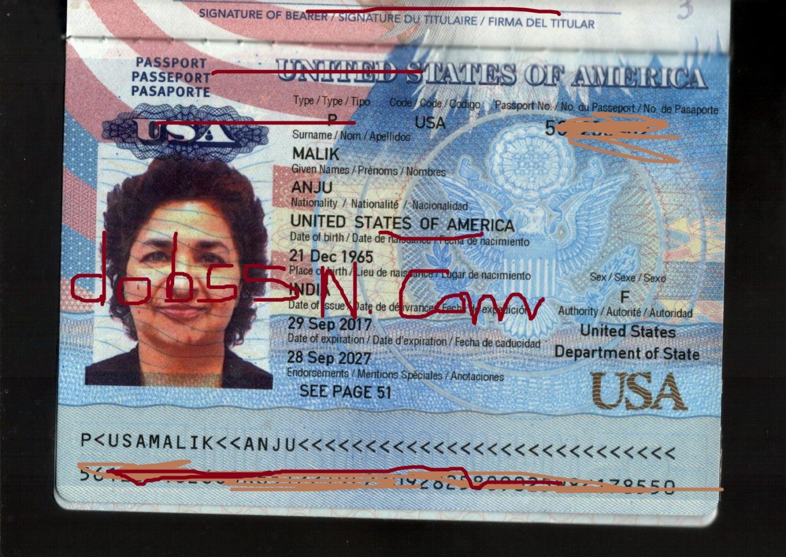 Passport US Random